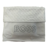 Boss, Blankets, Boss - White blanket, Embroidered BOSS branding