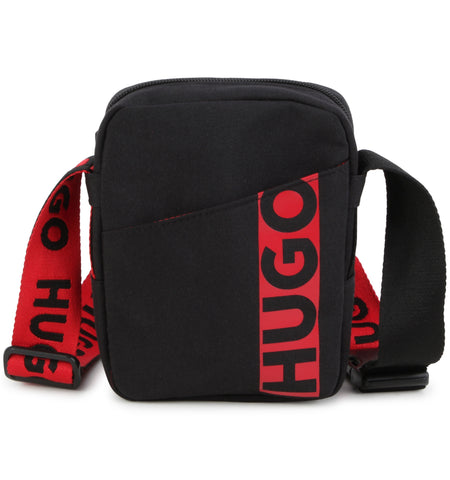 Hugo, Bags, HUGO - Black cross body bag with Red trim