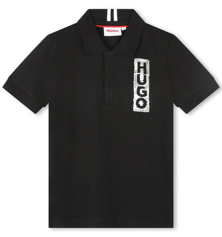 Hugo, T-shirts, Hugo - Polo shirt, Black