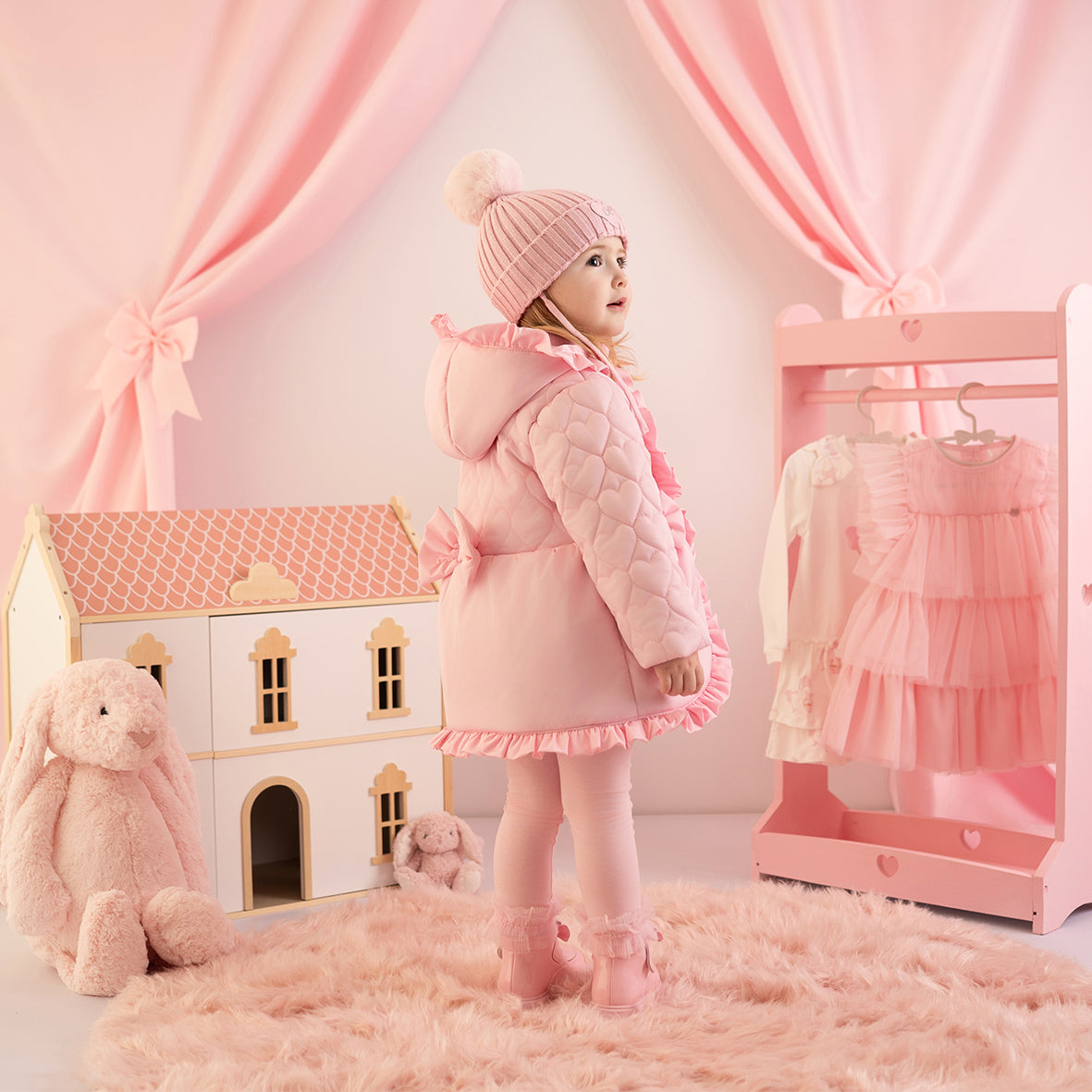 Little A - Light pink coat, Kaia Little A - Light pink coat, Kaia