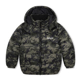 Timberland, Coats & Jackets, Timberland - Padded green camoflauge coat, 4-12yrs
