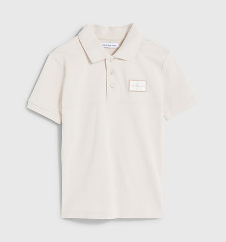 Calvin Klein, T-shirt, Calvin Klein - Polo T-shirt, Beige