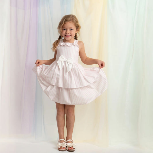 Caramelo Kids - Pink Stripe Dress