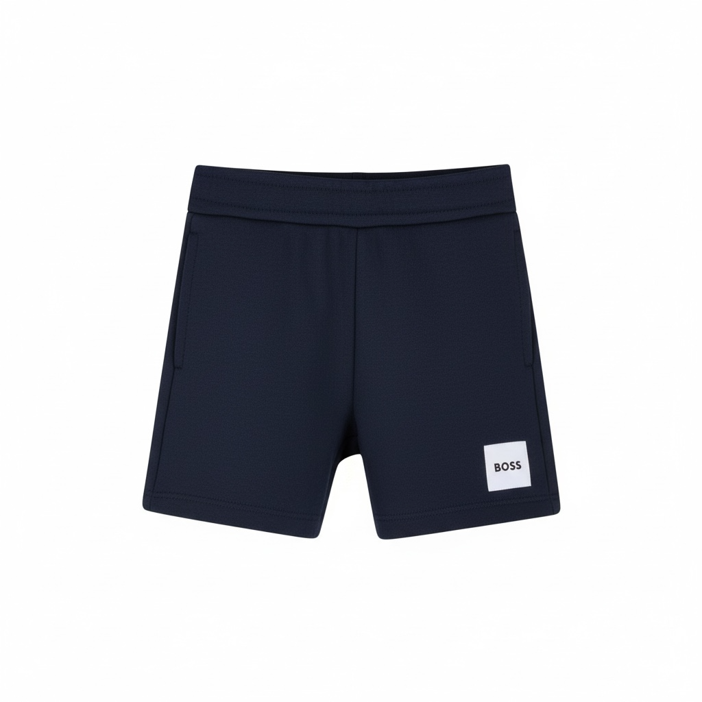 Boss - Navy  jersey shorts