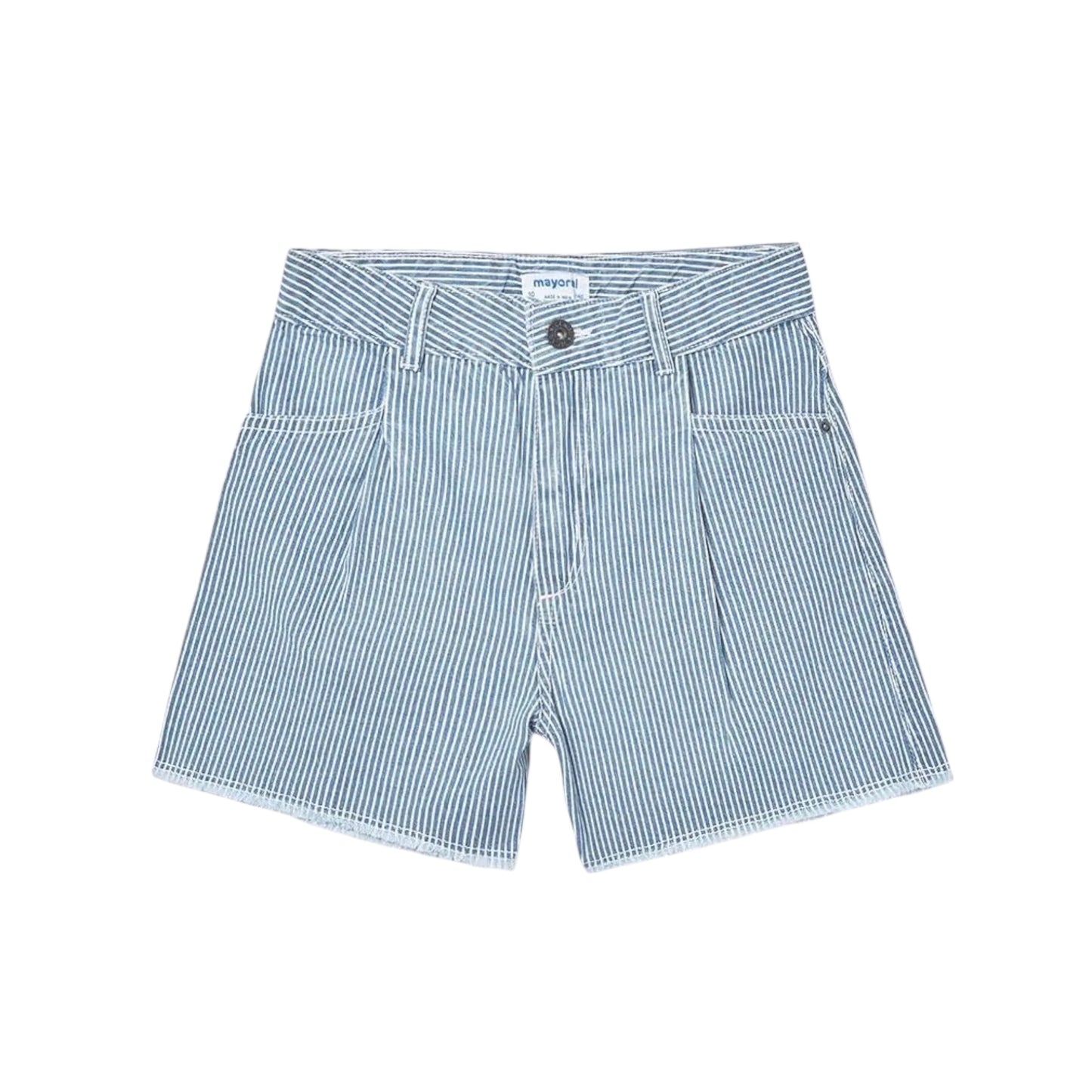 Mayoral - Blue stripe shorts