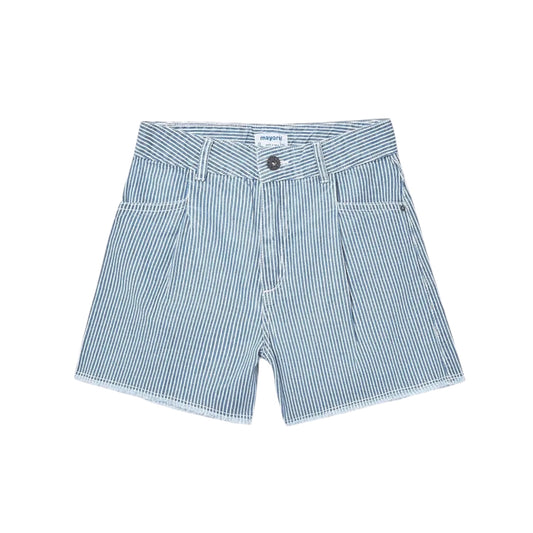 Mayoral - Blue stripe shorts
