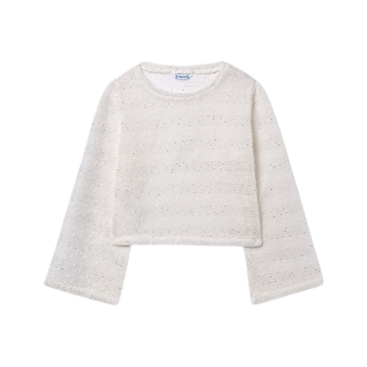 Mayoral - Ivory sparkle knit  2 piece top