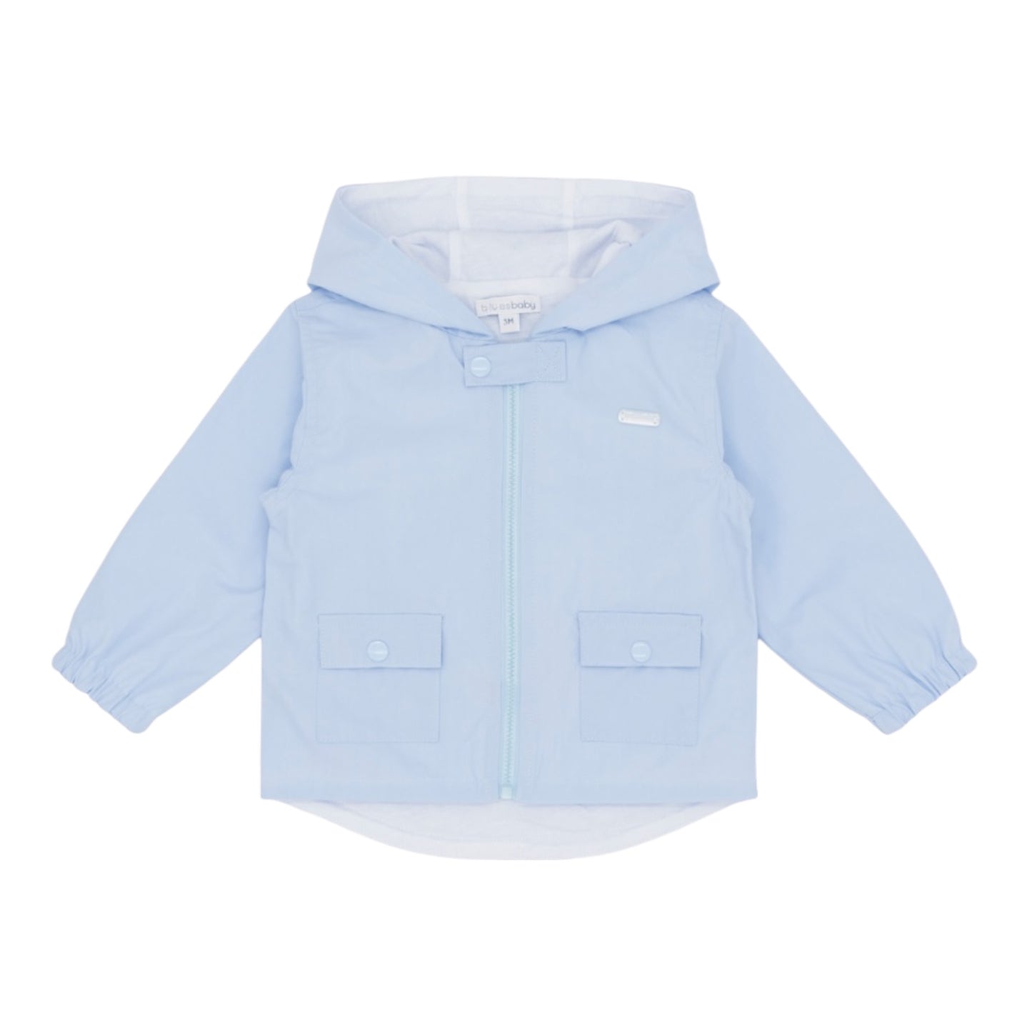 blues baby - Light blue jacket with hood