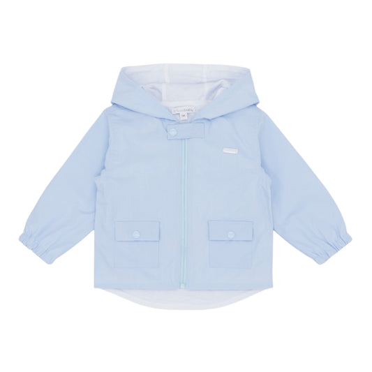 blues baby - Light blue jacket with hood