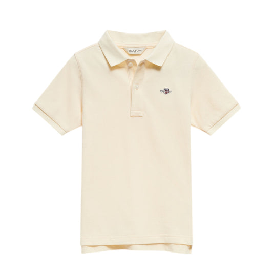 Gant - Polo T-shirt, buttermilk