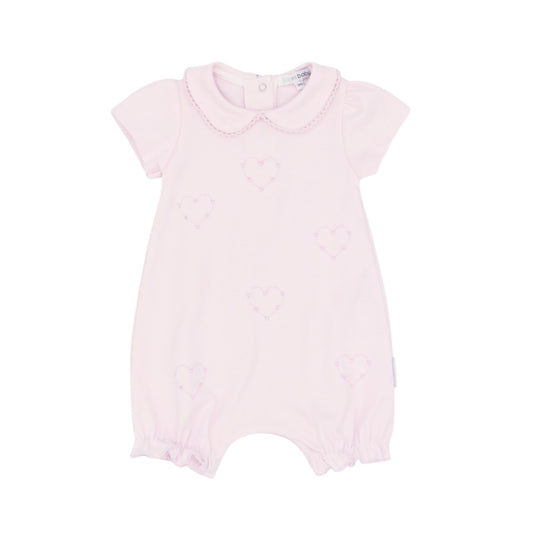 blues baby - Romper, Pink/White