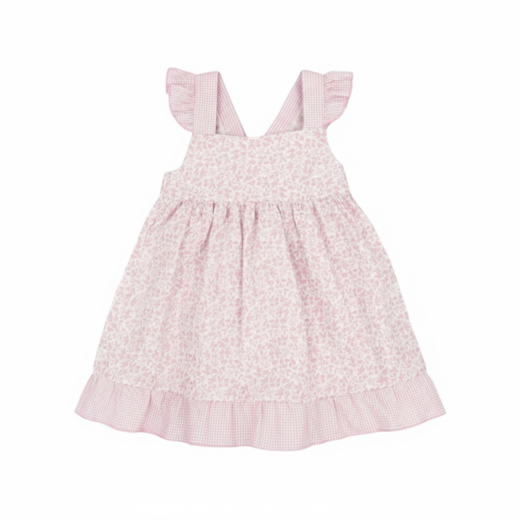 Rapife - Dress, pink floral