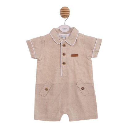 Mintini - Oatmeal smart romper