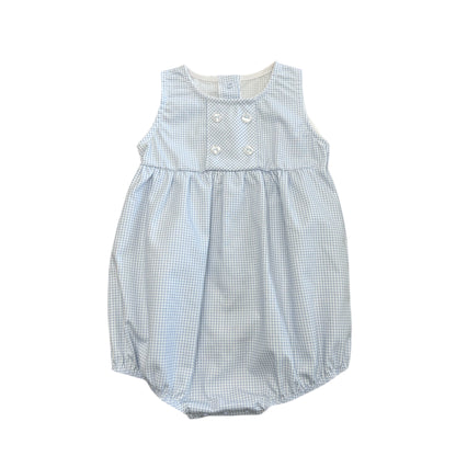 Rapife - Pale blue and white romper
