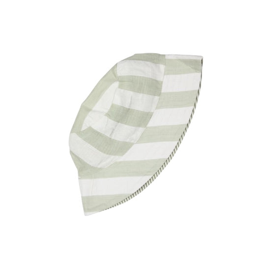 Pigeon Organics - Seersucker Sun Hat, Sea Foam