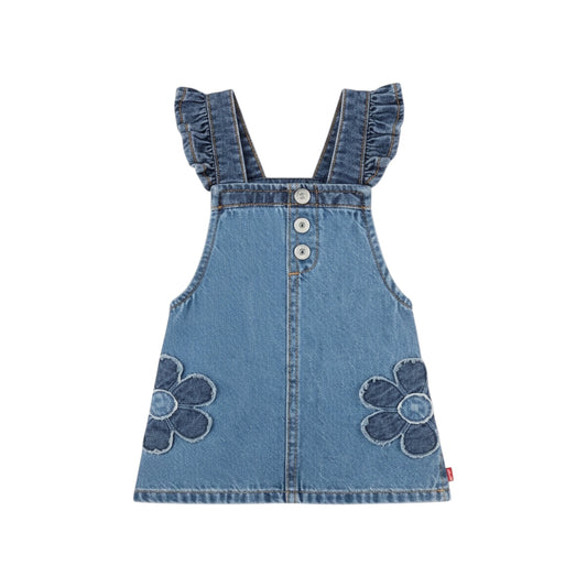 Levi's - Denim pinafore dress, flower