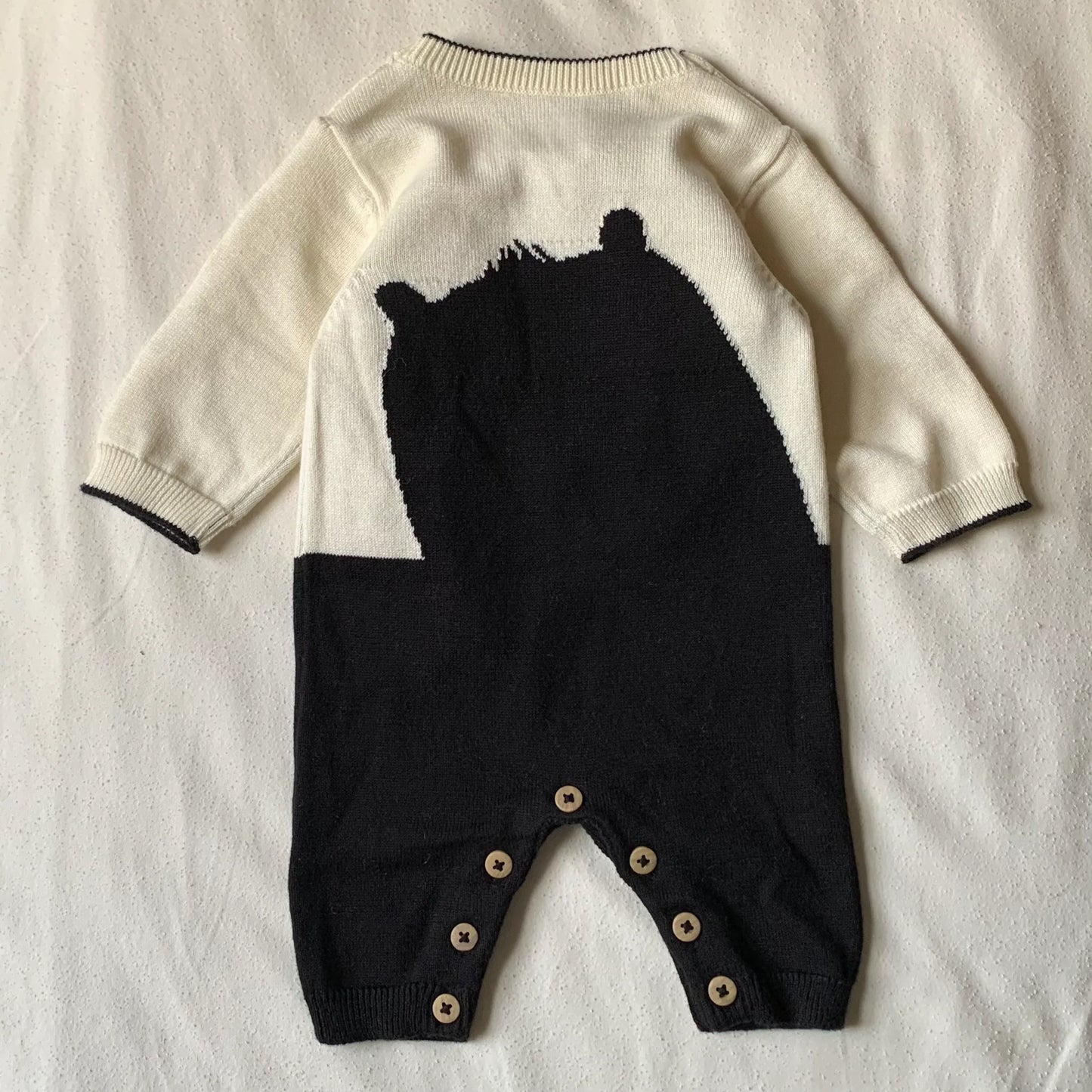 Fable & Bear, rompers, Fable & Bear - Fine knit romper, Bear