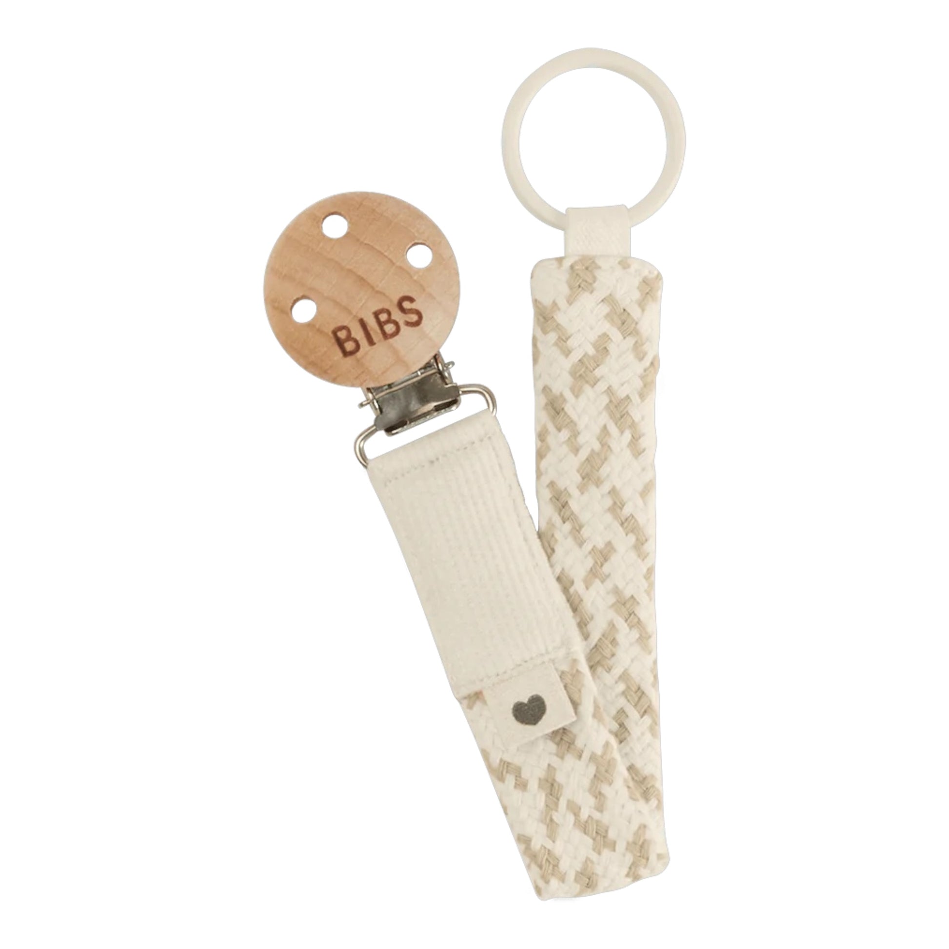 Bibs, dummy clip, Bibs - Dummy Clip, Ivory / Vanilla