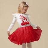 Caramelo Kids, dress, Caramelo Kids - Top and Skirt Set, Red