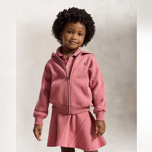 Ralph Lauren - Zip hoodie, dusky pink