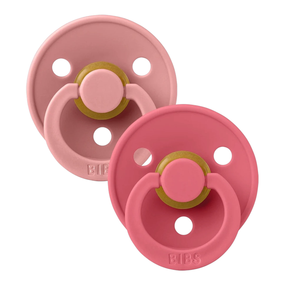 Bibs -  Dusty pink / coral mix 2pk dummies
