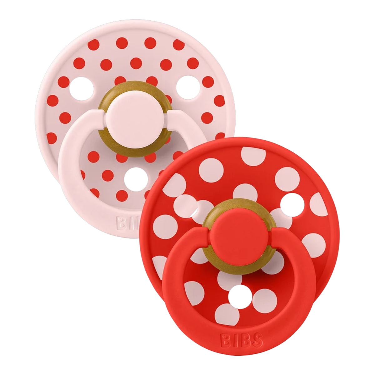 Bibs - Blossom / candy apple mix 2pk dummies