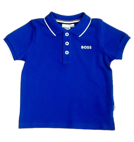Boss, T-shirts, Boss - Toddler Polo Shirt, Electric Blue