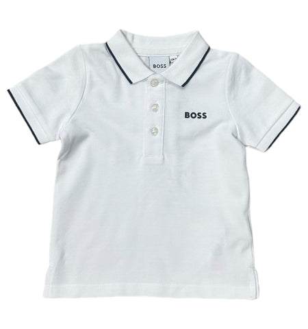 Boss, T-shirts, Boss - Toddler Polo Shirt, White