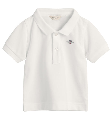 Gant - White polo T-shirt, baby