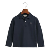 Gant, polo T-shirts, Gant - Navy polo long sleeved T-shirt, 2yrs