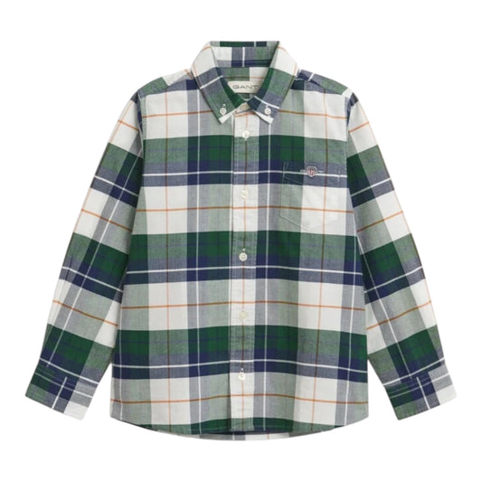 Gant - Oxford checked shirt, 2-8Yrs