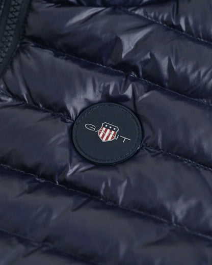 Gant - Padded, navy gilet, 2-14yrs