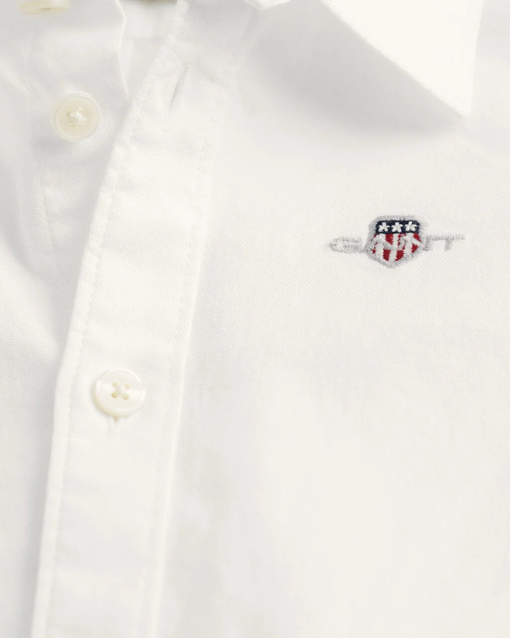 Gant - Shield Oxford shirt, White