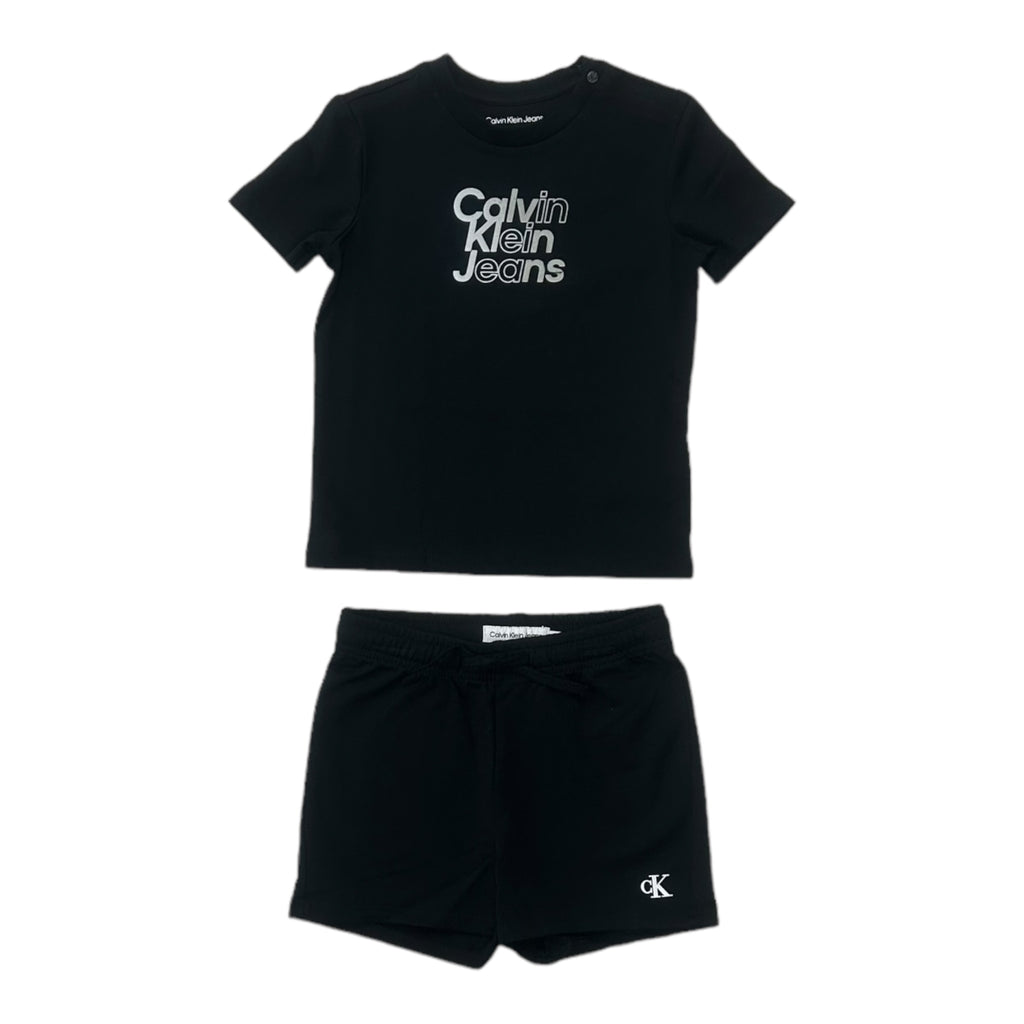Calvin Klein, 2 piece shorts sets, Calvin Klein - black 2 piece shorts set
