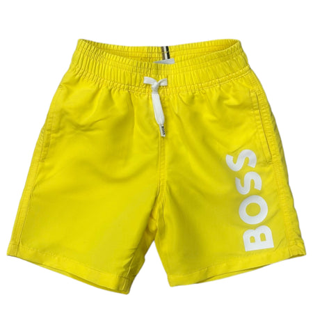 Boss, Shorts, Boss - Swim Shorts, Yellow
