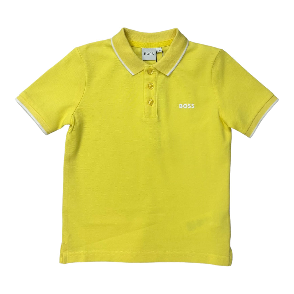 Boss, Polo Shirt, Boss - Polo Top, Yellow