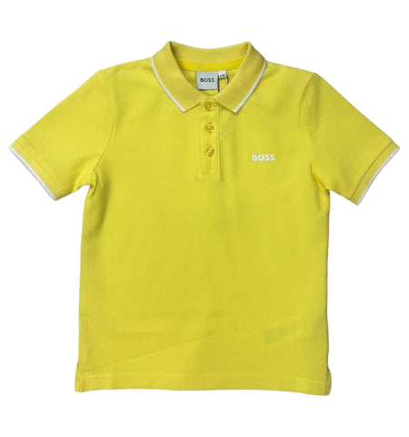 Boss, Polo Shirt, Boss - Polo Top, Yellow