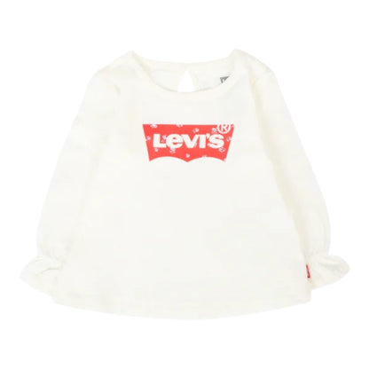 Levi's - Long sleeved t-shirt, cream (12m-36m)