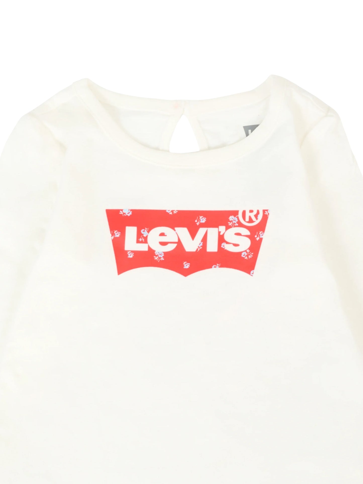 Levi's - Long sleeved t-shirt, cream (12m-36m)