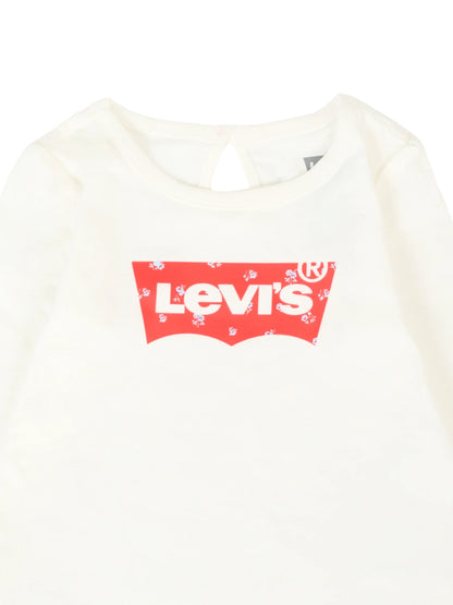 Levi's - Long sleeved t-shirt, cream (12m-36m)