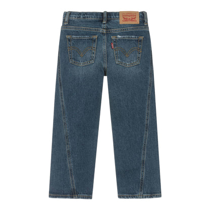 Levi’s - Blue denim wide leg, girls jeans, (4yr-8yr)