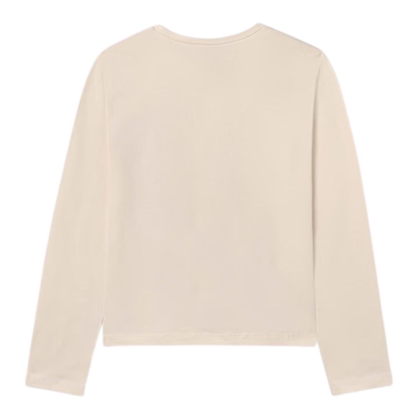 Mayoral - Cream long sleeved top, appliqué flowers on front