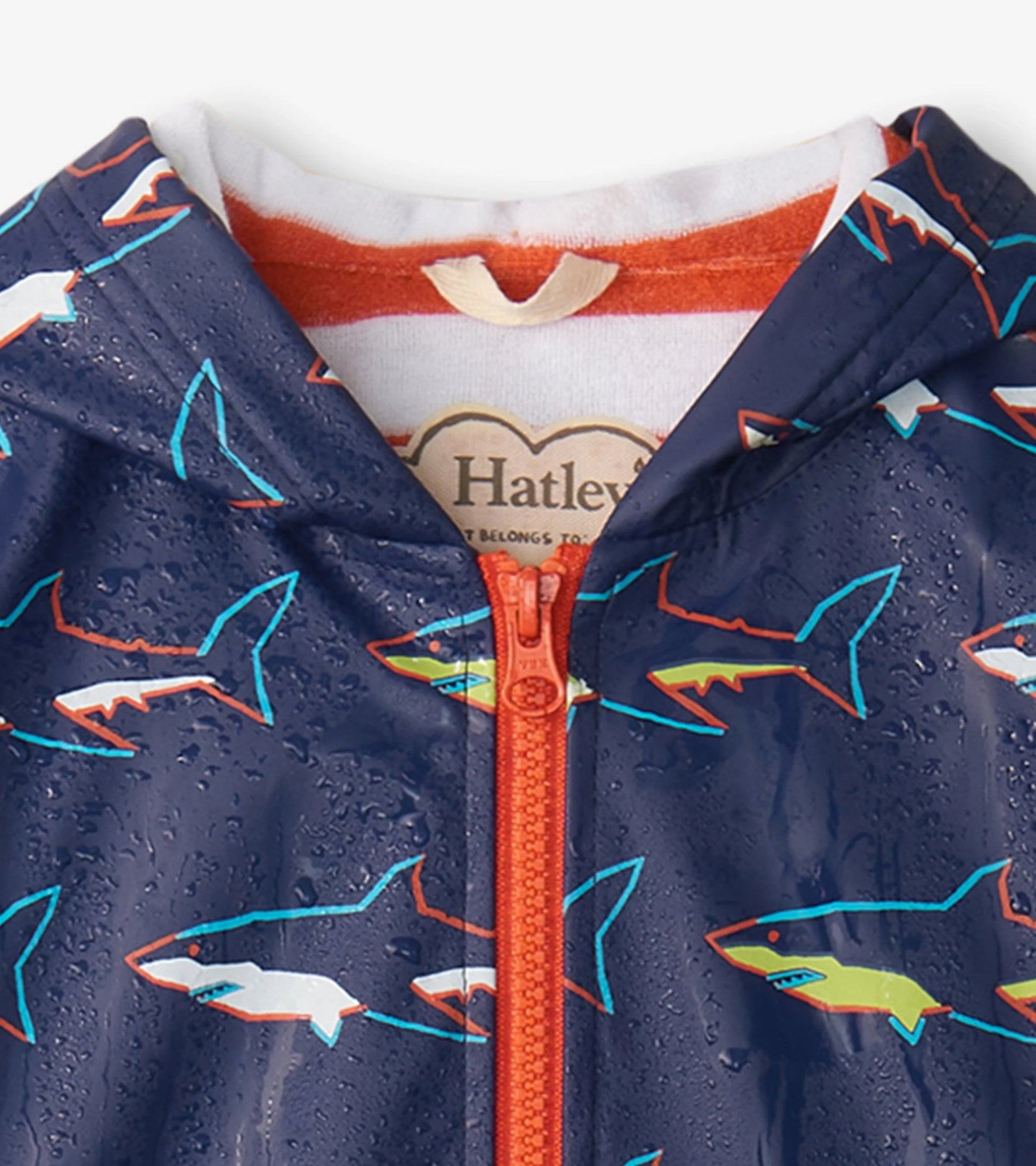 Hatley Raincoat Colour change sharks Betty Mckenzie