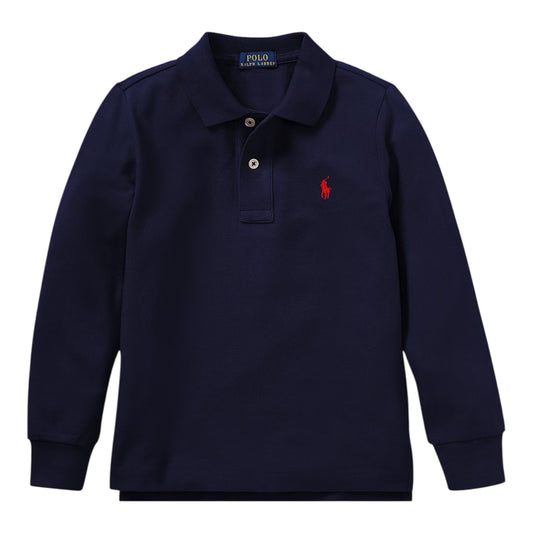 Ralph Lauren - LS Polo Shirt, Navy