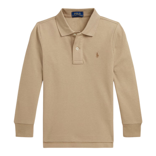 Ralph Lauren - LS Polo Shirt, Tan