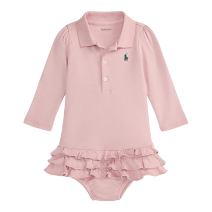 Ralph Lauren - Pink dress and pants with ruffle hem