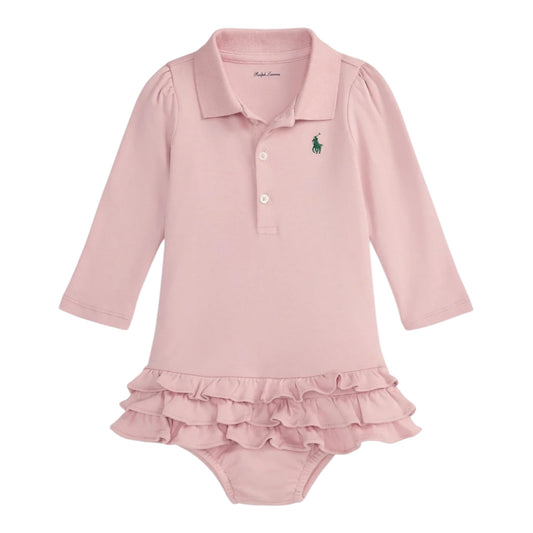 Ralph Lauren - Pink dress and pants with ruffle hem