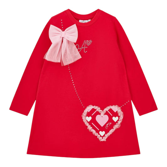 A'Dee - Vibrant red dress, Lotus