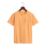 Gant - Crew neck, orange T-shirt, youth