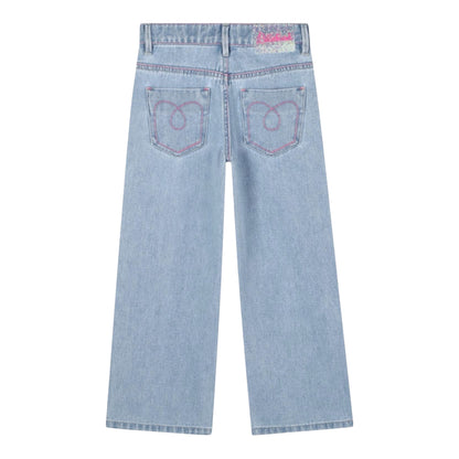 Billieblush - Denim blue trousers